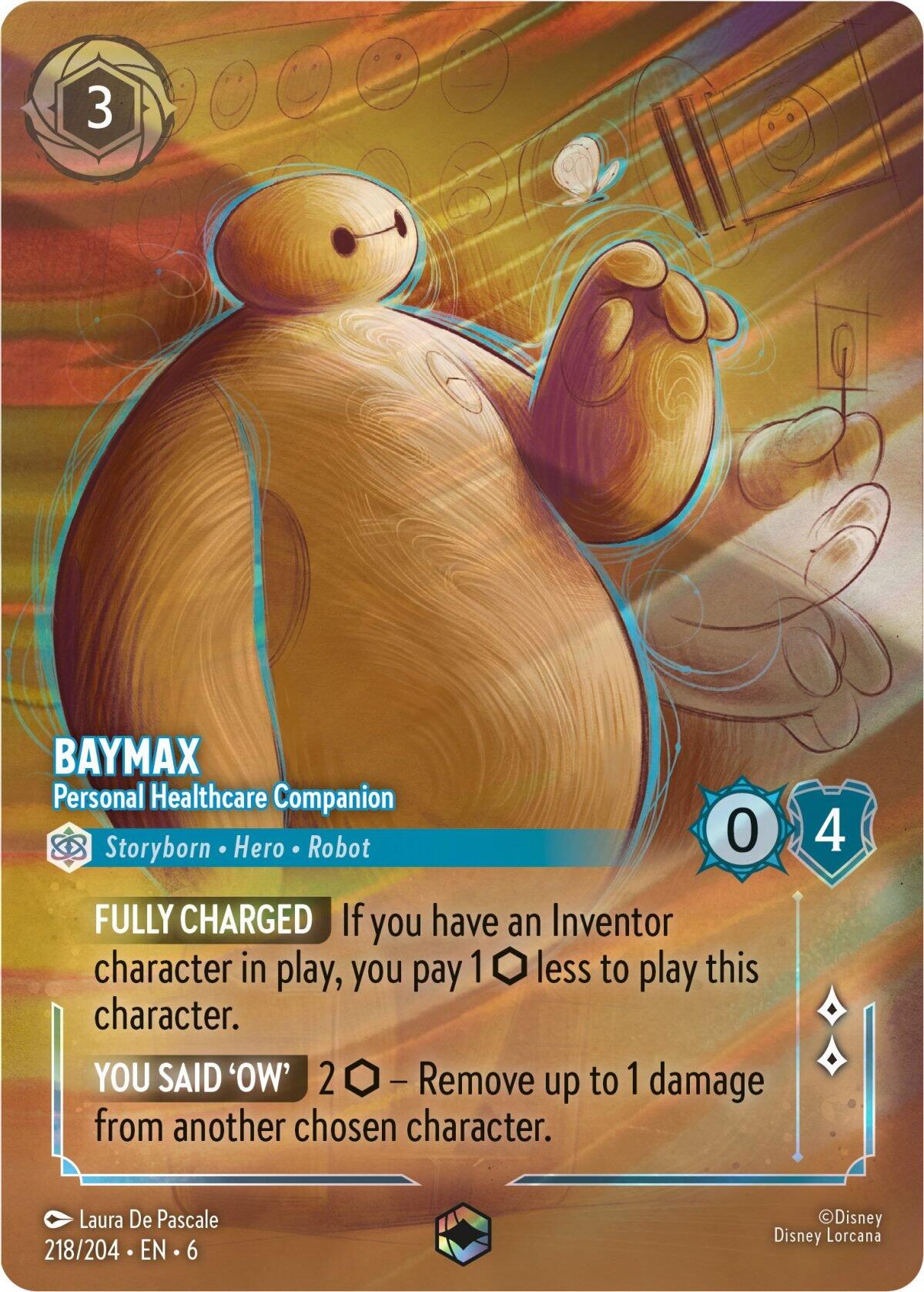 Baymax - Personal Healthcare Companion (Enchanted) (218/204) [Azurite Sea] | Empire Gaming NC