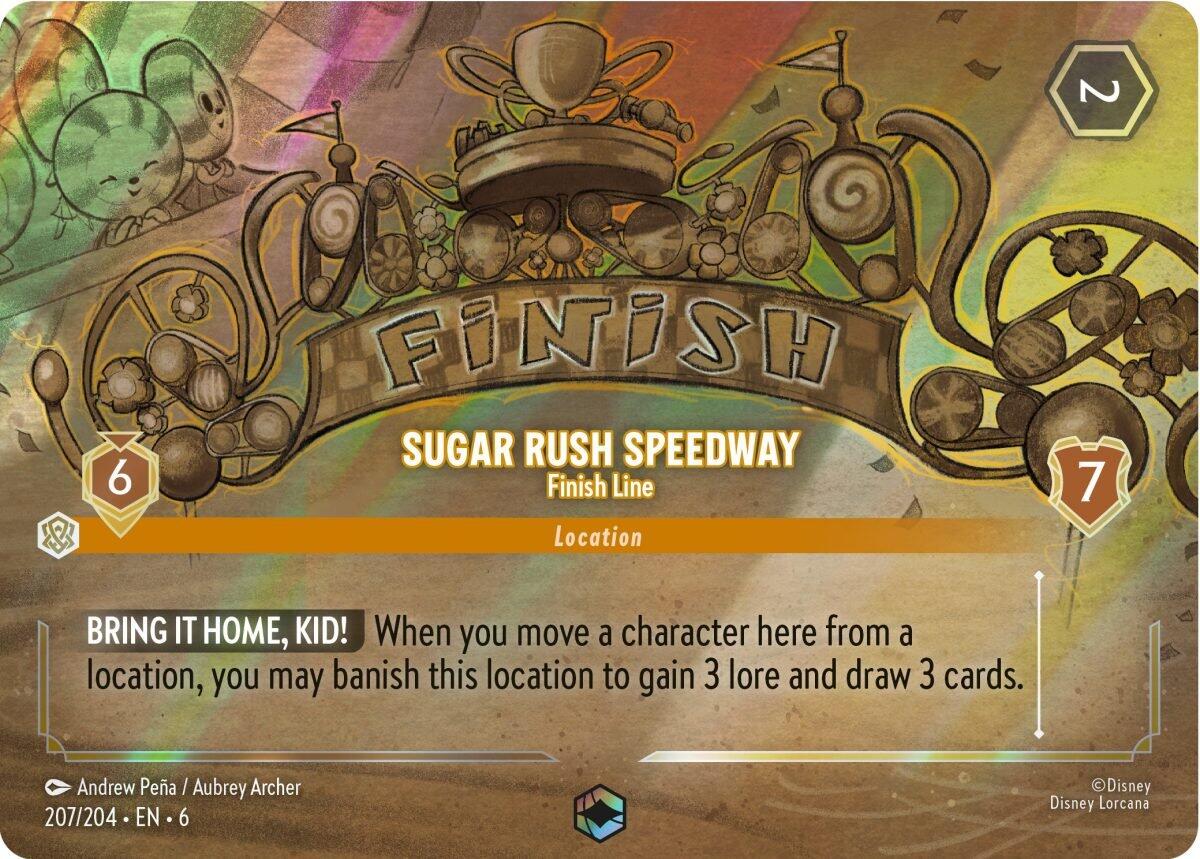 Sugar Rush Speedway - Finish Line (Enchanted) (207/204) [Azurite Sea] | Empire Gaming NC