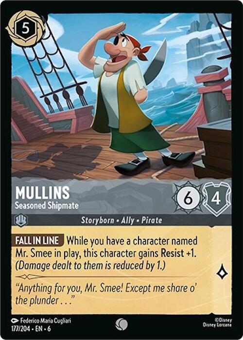 Mullins - Seasoned Shipmate (177/204) [Azurite Sea] | Empire Gaming NC