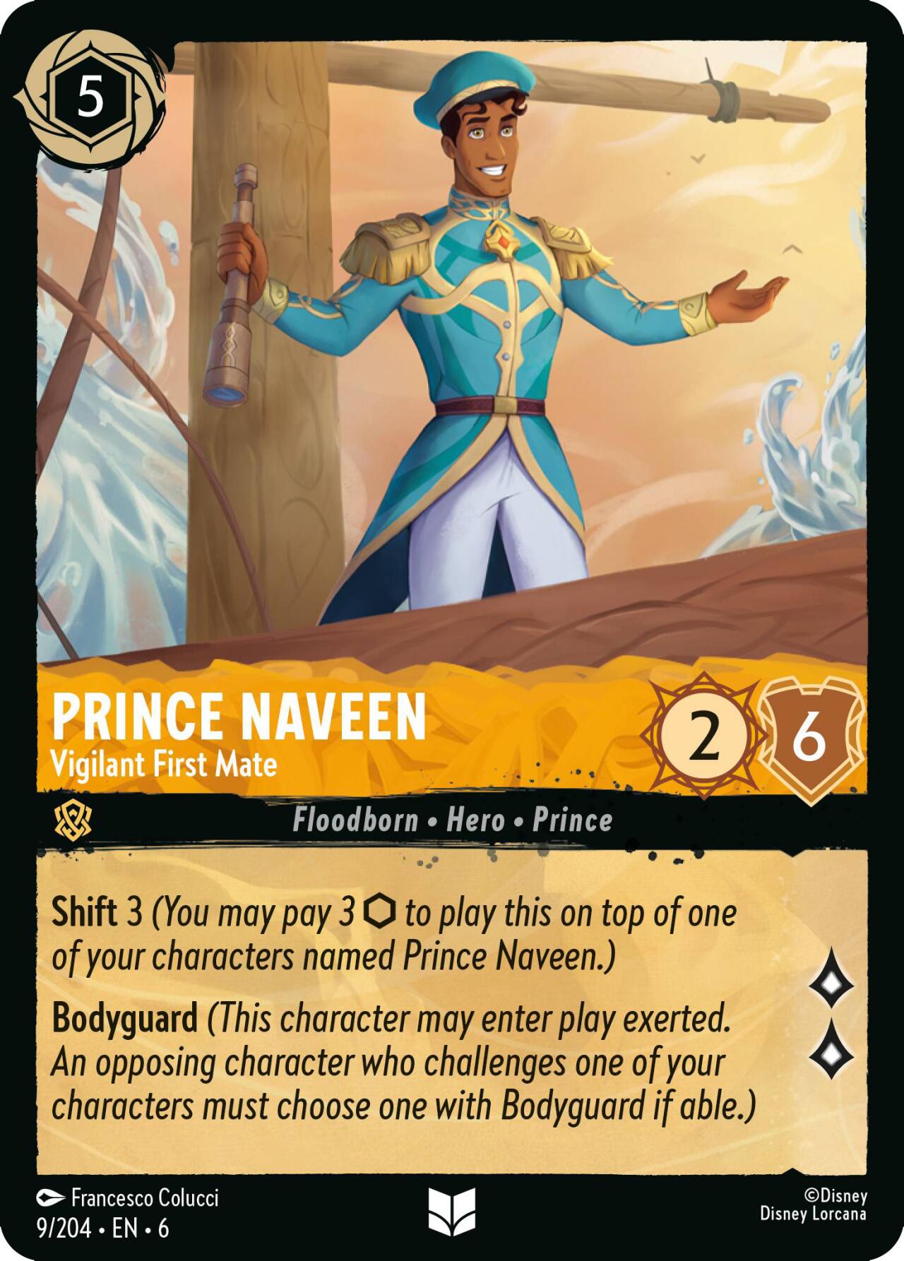 Prince Naveen - Vigilant First Mate (9/204) [Azurite Sea] | Empire Gaming NC