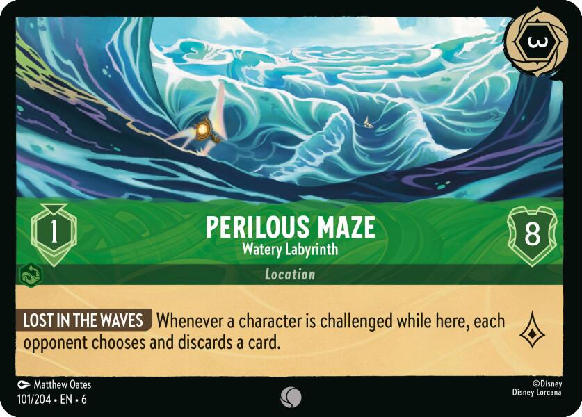 Perilous Maze - Watery Labyrinth (101/204) [Azurite Sea] | Empire Gaming NC