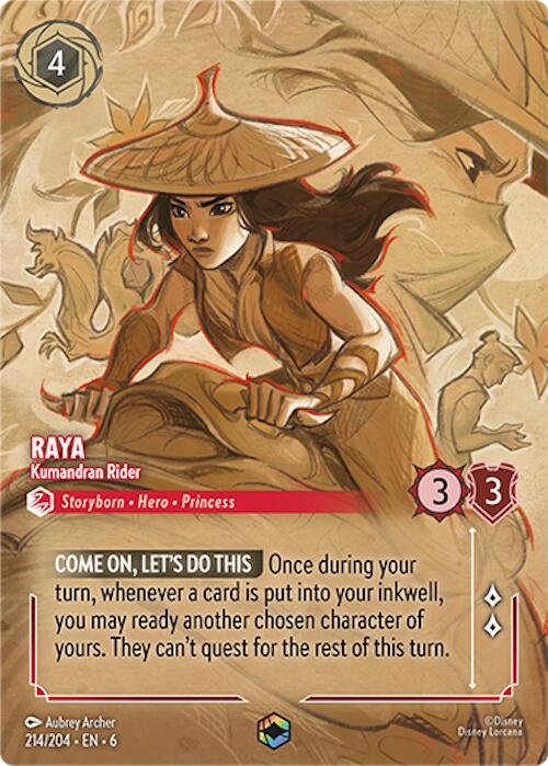 Raya - Kumandran Rider (Enchanted) (214/204) [Azurite Sea] | Empire Gaming NC