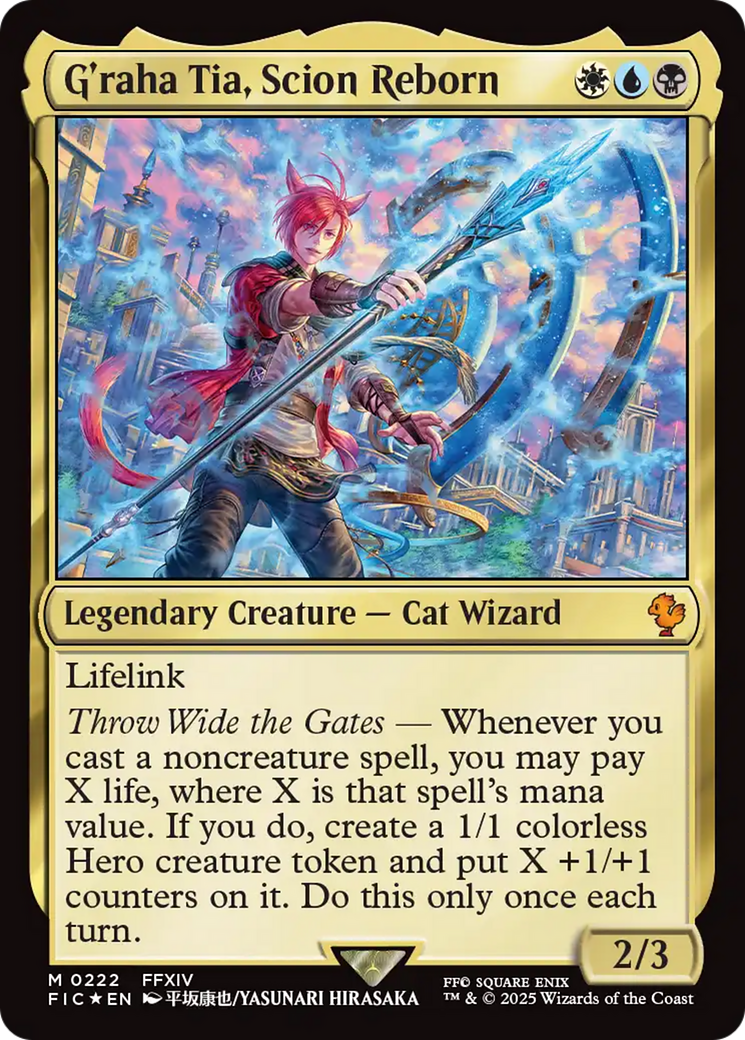 G'raha Tia, Scion Reborn (Surge Foil) [FINAL FANTASY Commander] | Empire Gaming NC