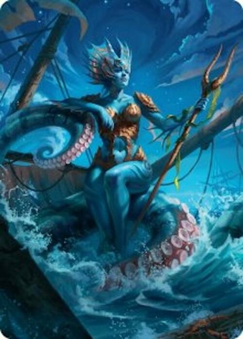 Kiora, the Rising Tide Art Card (30/54) [Foundations Art Series] | Empire Gaming NC