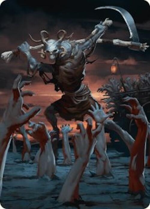 Abyssal Harvester Art Card (34/54) [Foundations Art Series] | Empire Gaming NC