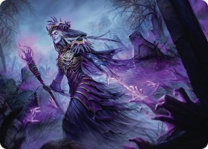 Zul Ashur, Lich Lord Art Card (10/54) [Foundations Art Series] | Empire Gaming NC