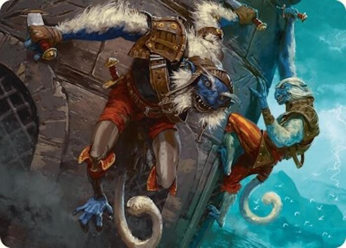 Goblin Boarders Art Card (11/54) [Foundations Art Series] | Empire Gaming NC