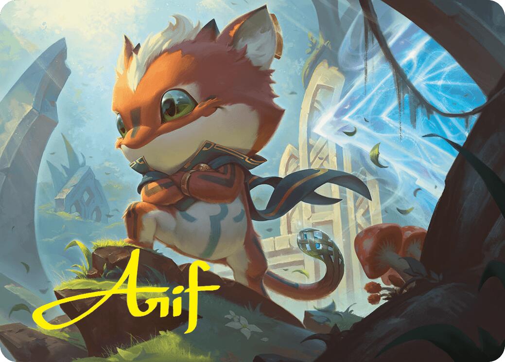 Loot, Exuberant Explorer Art Card (12/54) (Gold-Stamped Signature) [Foundations Art Series] | Empire Gaming NC