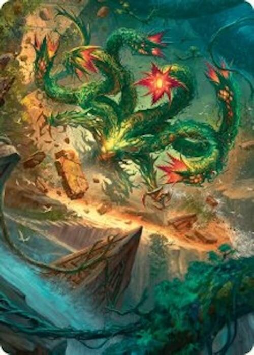 Mossborn Hydra Art Card (42/54) [Foundations Art Series] | Empire Gaming NC