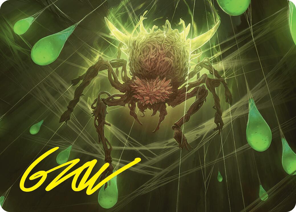 Spinner of Souls Art Card (13/54) (Gold-Stamped Signature) [Foundations Art Series] | Empire Gaming NC