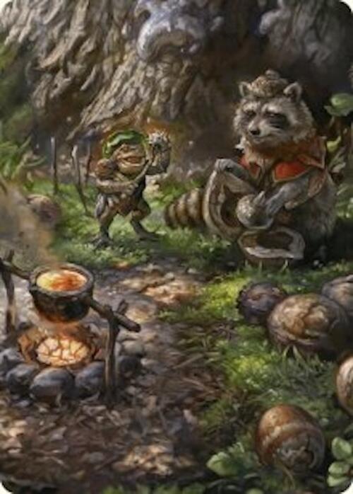 Sylvan Scavenging Art Card (46/54) [Foundations Art Series] | Empire Gaming NC