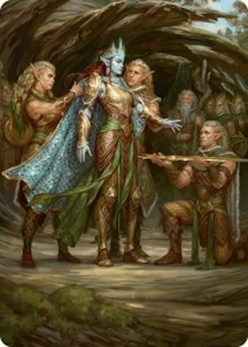 Lathril, Blade of the Elves Art Card (48/54) [Foundations Art Series] | Empire Gaming NC