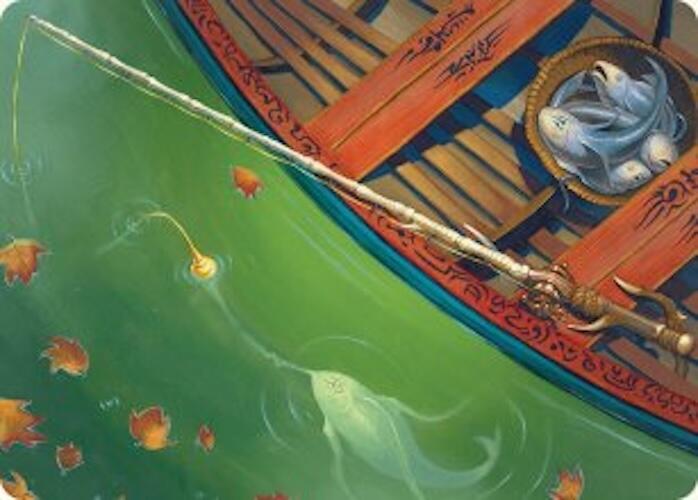Fishing Pole Art Card (18/54) [Foundations Art Series] | Empire Gaming NC