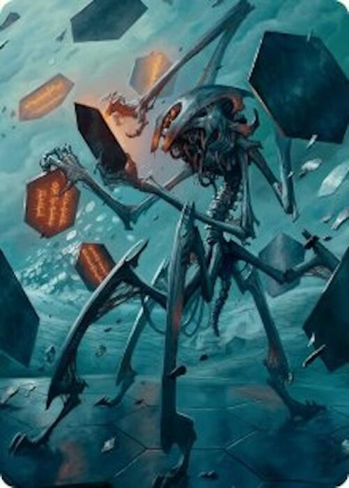 Scrawling Crawler Art Card (50/54) [Foundations Art Series] | Empire Gaming NC