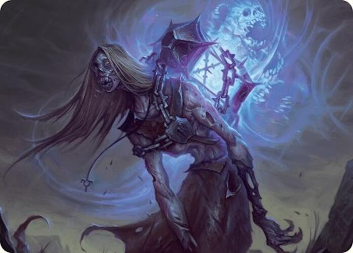 Soul-Shackled Zombie Art Card (9/54) [Foundations Art Series] | Empire Gaming NC