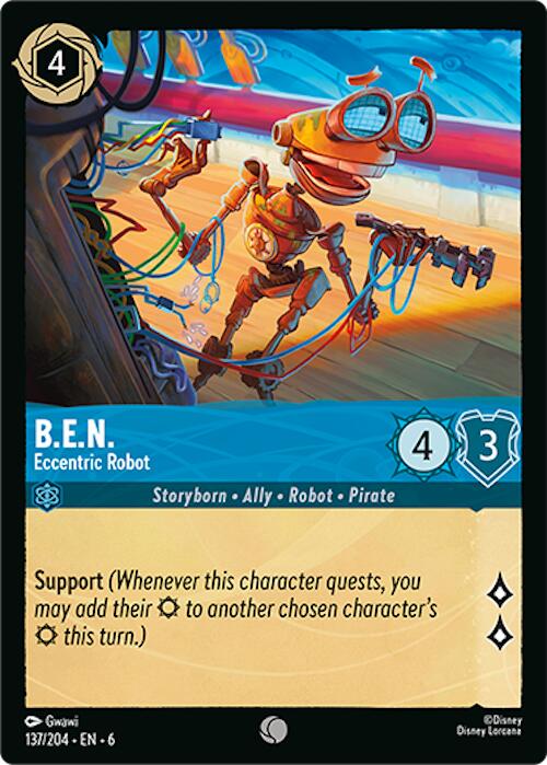 B.E.N. - Eccentric Robot (137/204) [Azurite Sea] | Empire Gaming NC