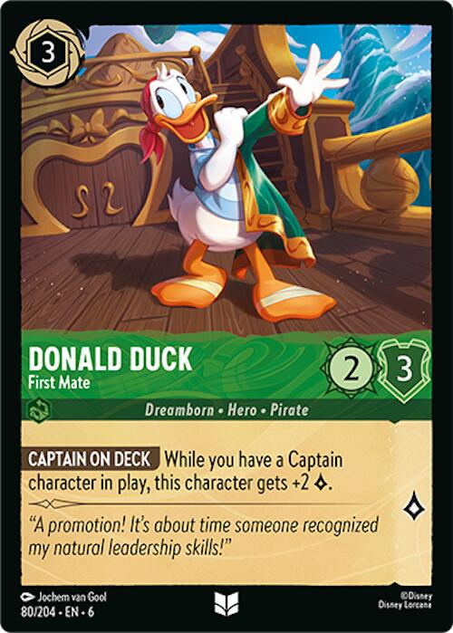 Donald Duck - First Mate (80/204) [Azurite Sea] | Empire Gaming NC