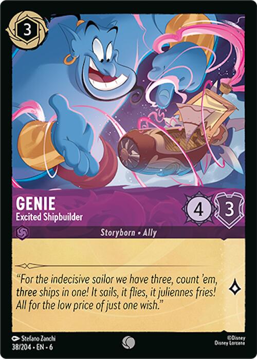 Genie - Excited Shipbuilder (38/204) [Azurite Sea] | Empire Gaming NC