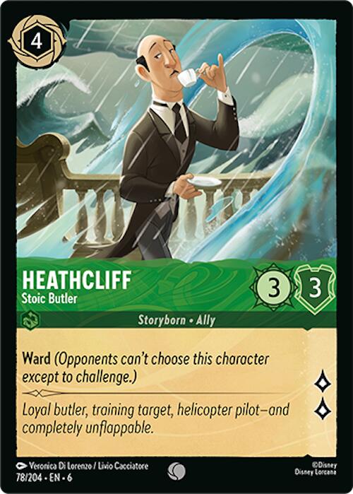 Heathcliff - Stoic Butler (78/204) [Azurite Sea] | Empire Gaming NC
