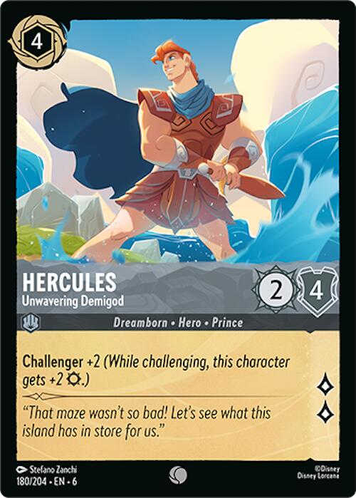 Hercules - Unwavering Demigod (180/204) [Azurite Sea] | Empire Gaming NC