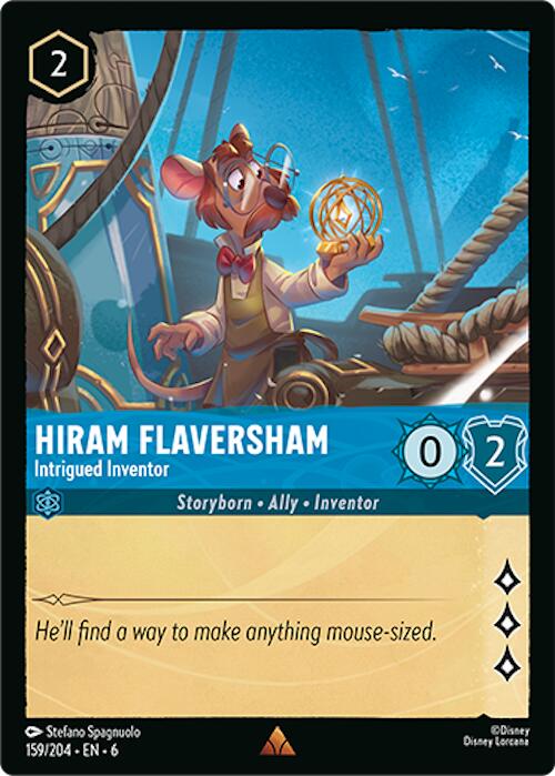 Hiram Flaversham - Intrigued Inventor (159/204) [Azurite Sea] | Empire Gaming NC