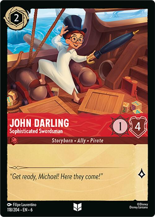 John Darling - Sophisticated Swordsman (118/204) [Azurite Sea] | Empire Gaming NC