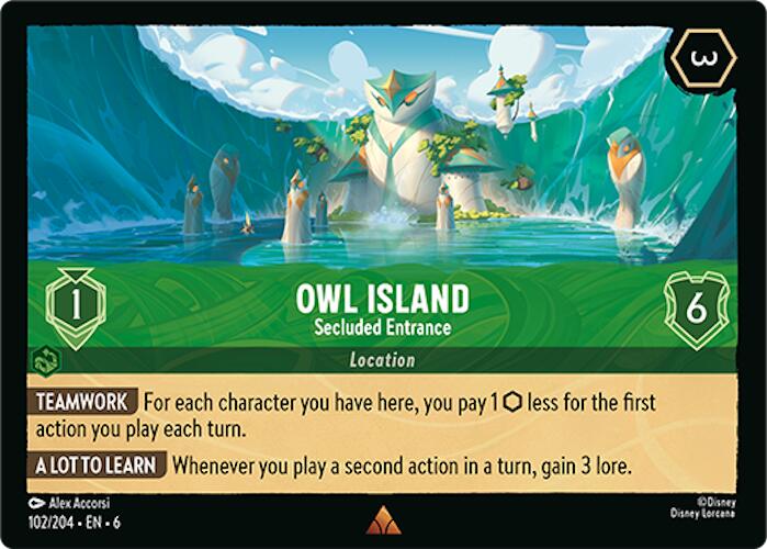 Owl Island - Secluded Entrance (102/204) [Azurite Sea] | Empire Gaming NC