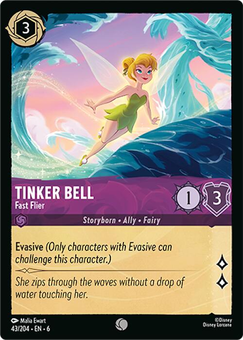 Tinker Bell - Fast Flier (43/204) [Azurite Sea] | Empire Gaming NC