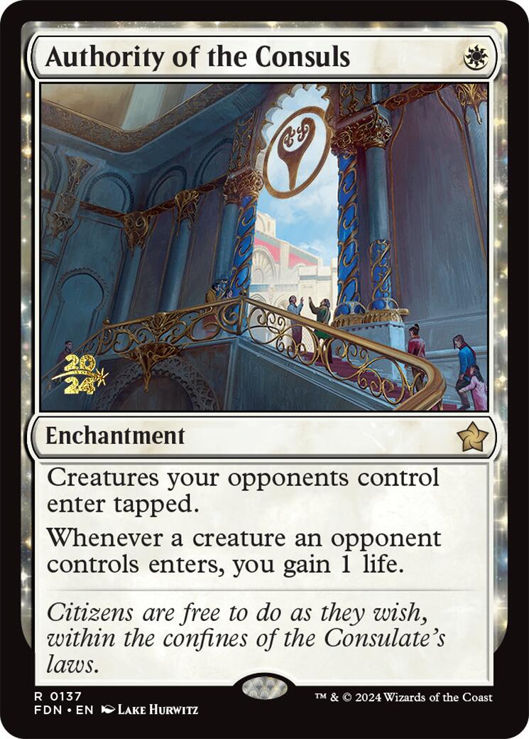 Authority of the Consuls [Foundations Prerelease Promos] | Empire Gaming NC