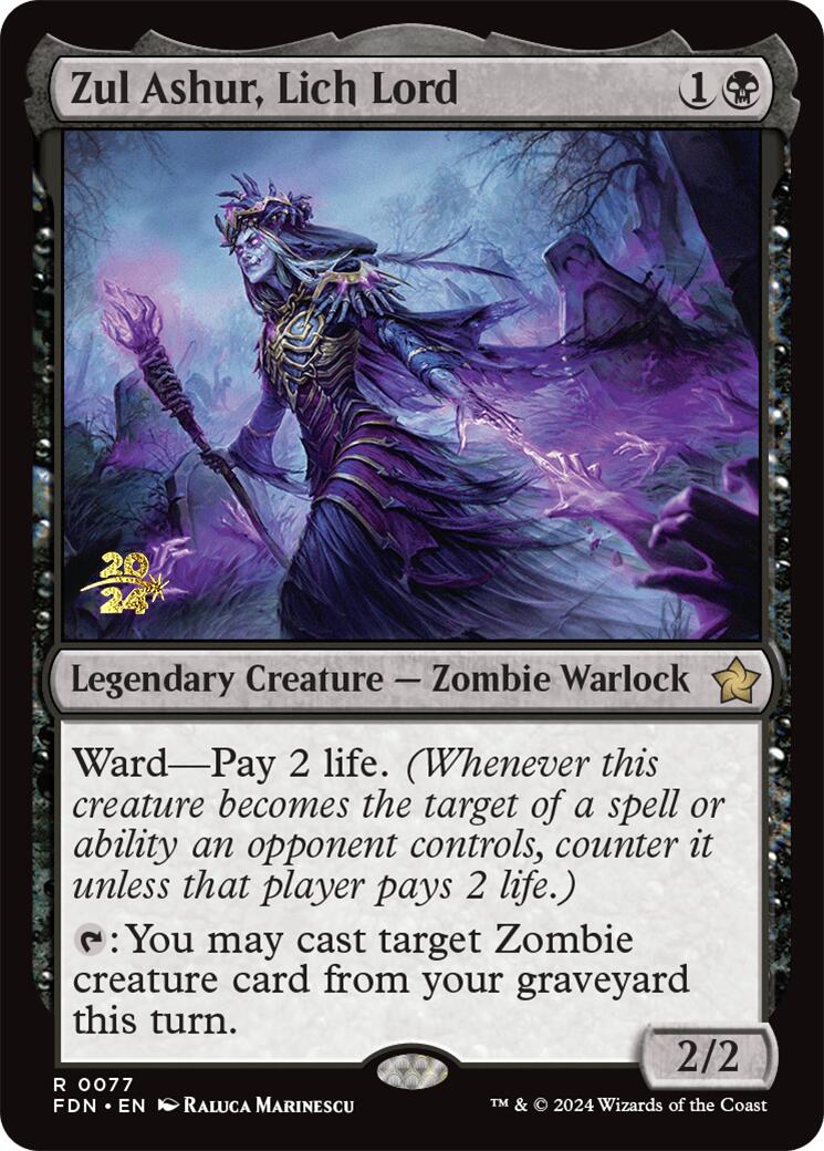 Zul Ashur, Lich Lord [Foundations Prerelease Promos] | Empire Gaming NC