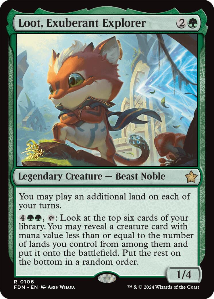 Loot, Exuberant Explorer [Foundations Prerelease Promos] | Empire Gaming NC