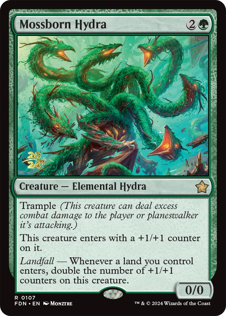 Mossborn Hydra [Foundations Prerelease Promos] | Empire Gaming NC