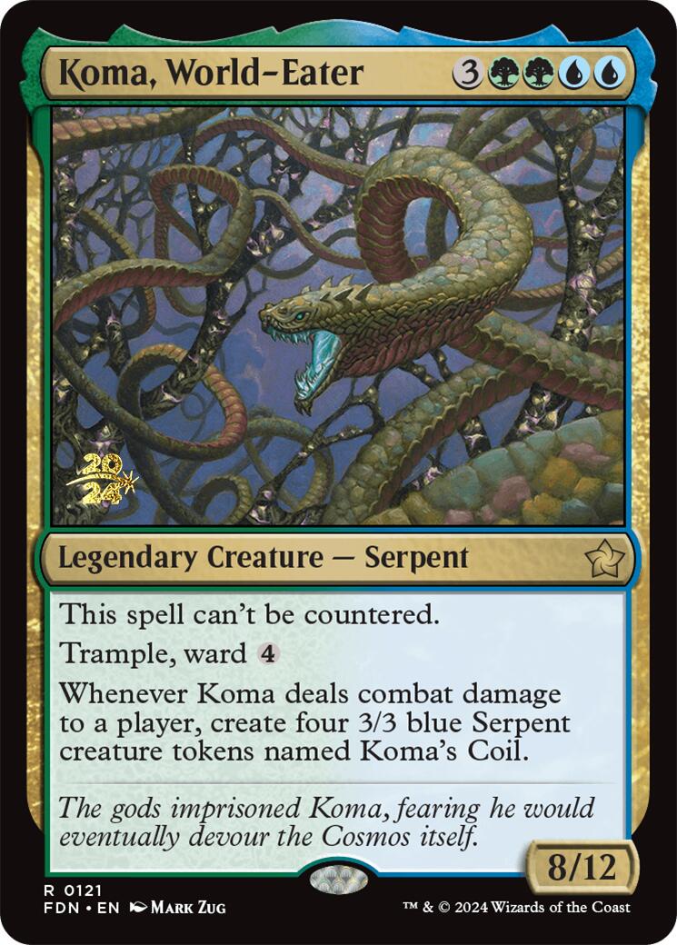 Koma, World-Eater [Foundations Prerelease Promos] | Empire Gaming NC