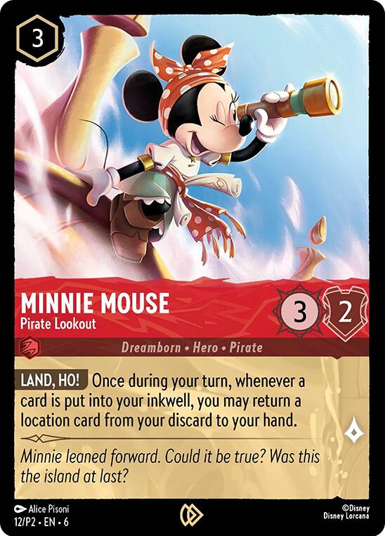 Minnie Mouse - Pirate Lookout (12/P2) [Promo Cards] | Empire Gaming NC