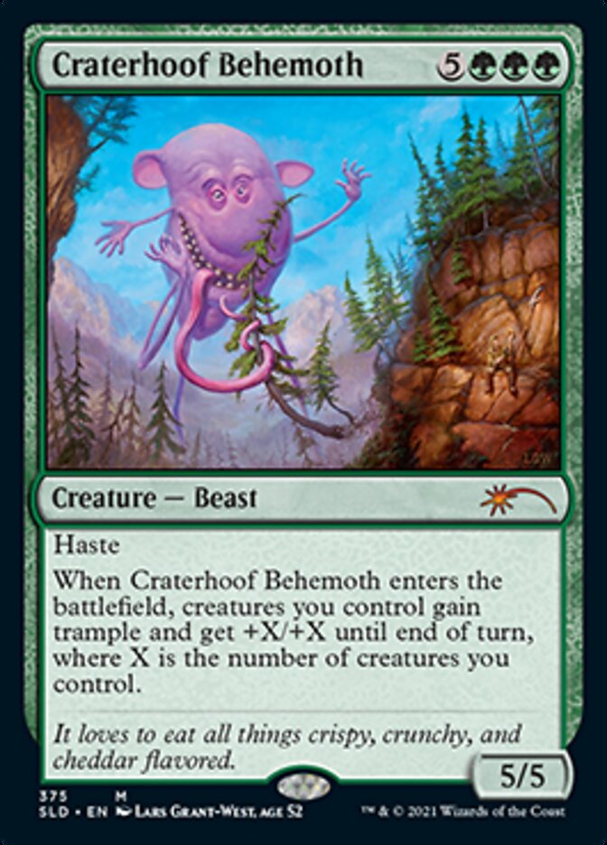 Craterhoof Behemoth (375) [Secret Lair Drop Series] | Empire Gaming NC