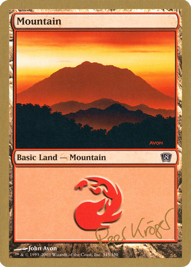 Mountain (pk345) (Peer Kroger) [World Championship Decks 2003] | Empire Gaming NC