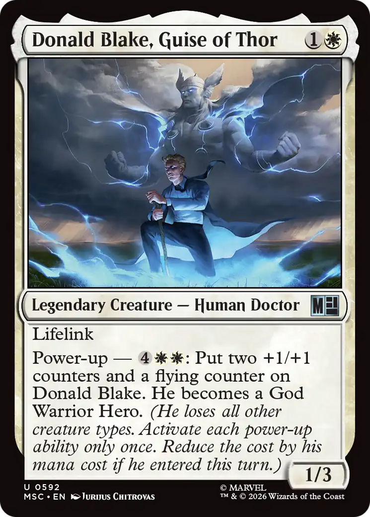 Donald Blake, Guise of Thor [Marvel Super Heroes Commander] | Empire Gaming NC
