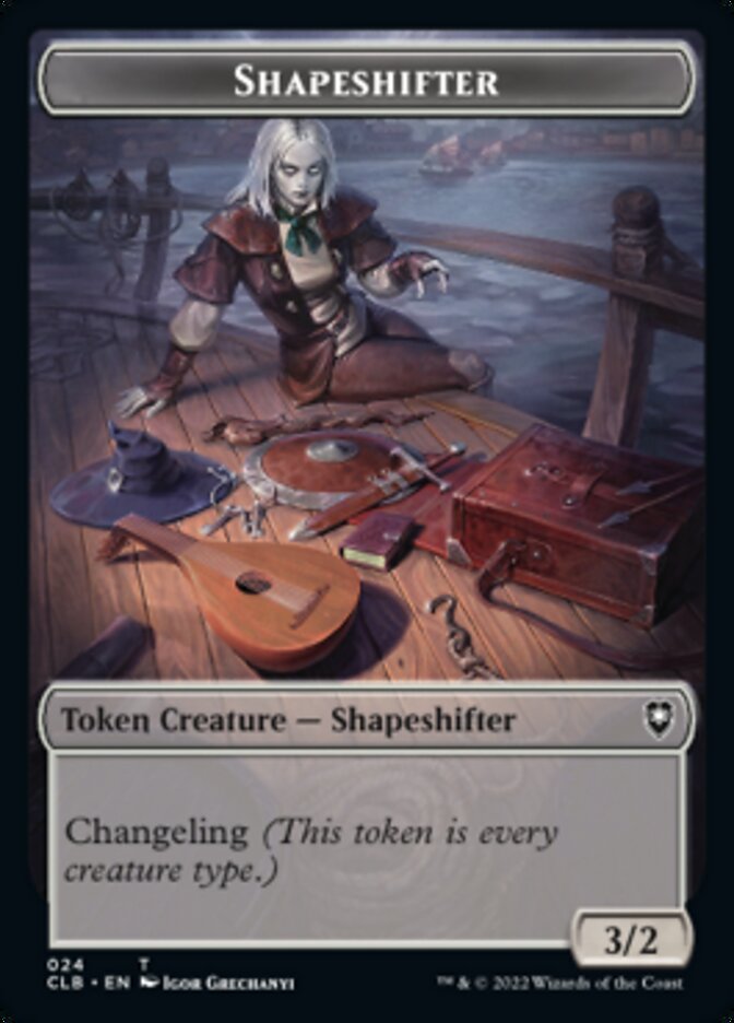 Shapeshifter (024) // Shapeshifter (028) Double-Sided Token [Commander Legends: Battle for Baldur's Gate Tokens] | Empire Gaming NC