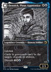 Dennick, Pious Apprentice // Dennick, Pious Apparition (Showcase Eternal Night) [Innistrad: Midnight Hunt] | Empire Gaming NC