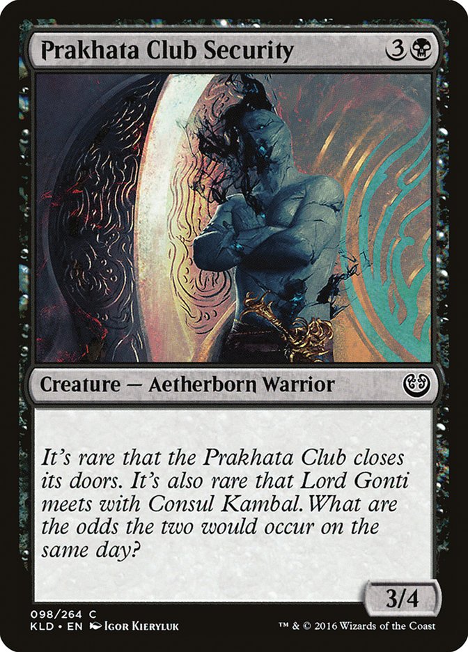 Prakhata Club Security [Kaladesh] | Empire Gaming NC