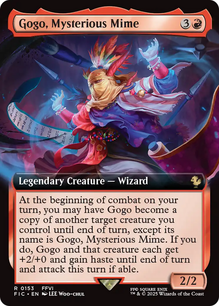 Gogo, Mysterious Mime (Extended Art) [FINAL FANTASY Commander] | Empire Gaming NC