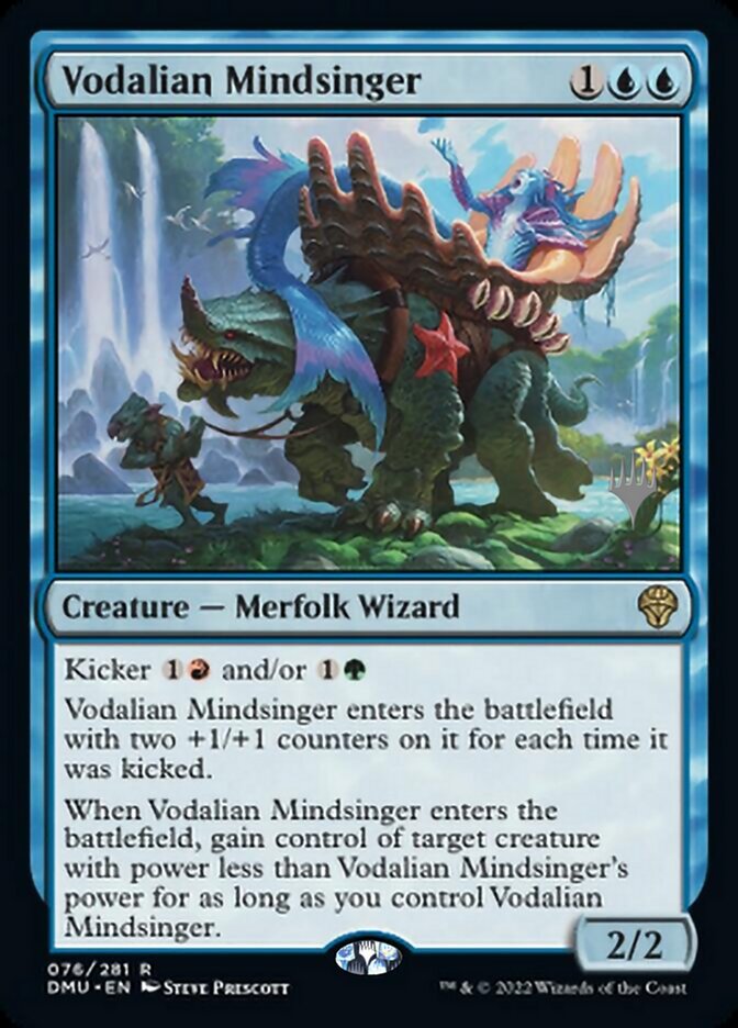 Vodalian Mindsinger (Promo Pack) [Dominaria United Promos] | Empire Gaming NC