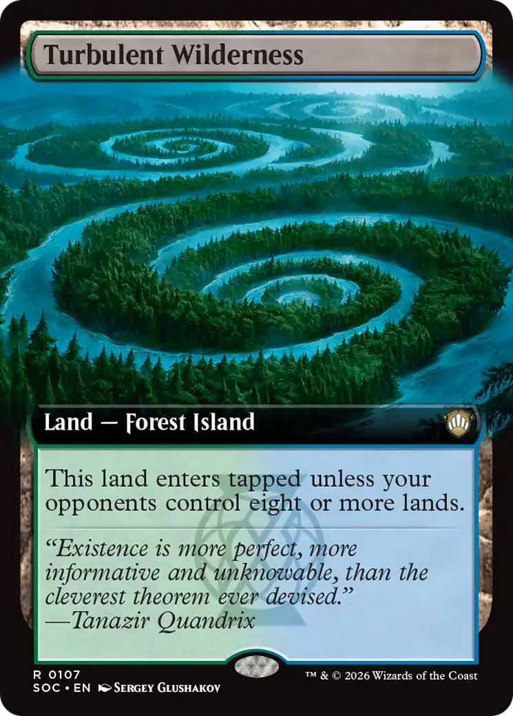 Turbulent Wilderness (Extended Art) [Secrets of Strixhaven Commander] | Empire Gaming NC