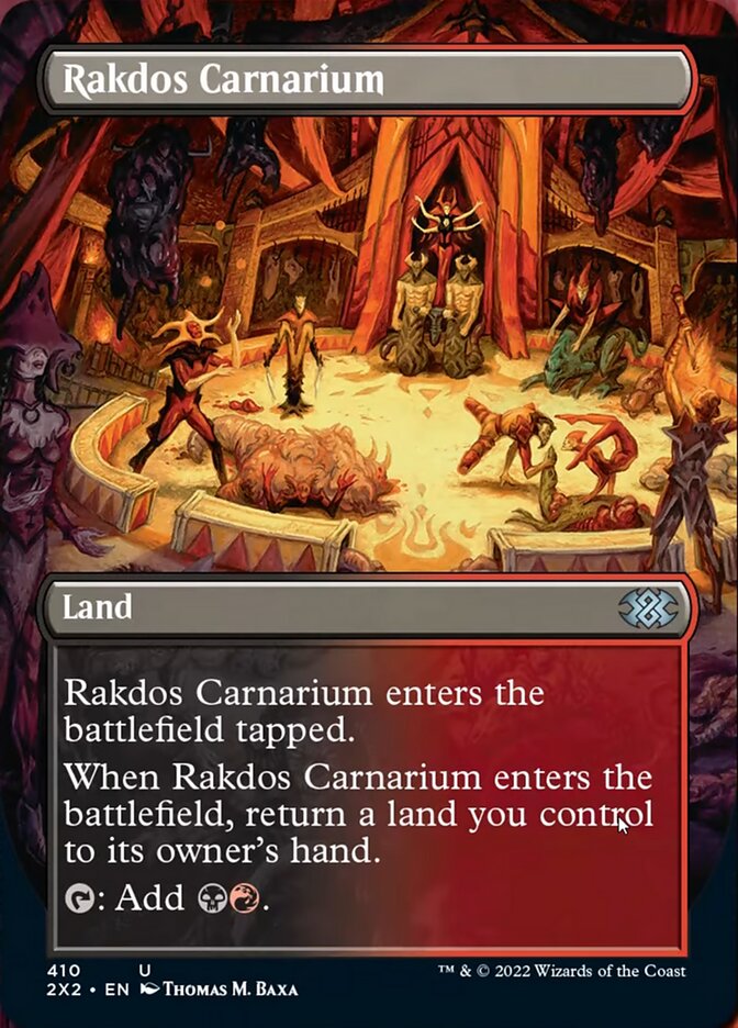 Rakdos Carnarium (Borderless Alternate Art) [Double Masters 2022] | Empire Gaming NC