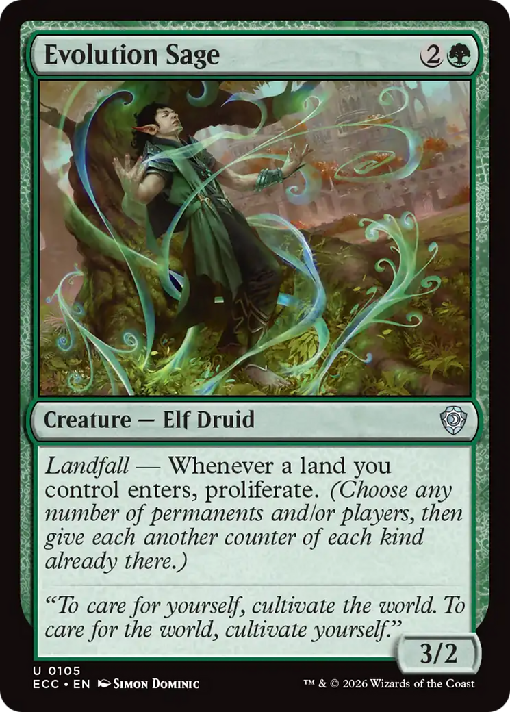 Evolution Sage [Lorwyn Eclipsed Commander] | Empire Gaming NC