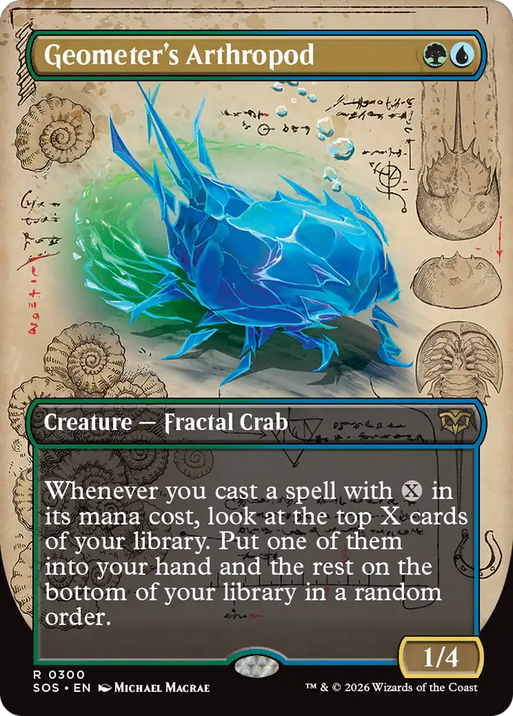 Geometer's Arthropod (Borderless) [Secrets of Strixhaven] | Empire Gaming NC