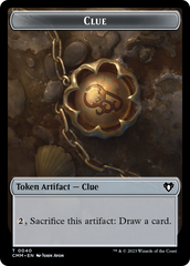 Clue // Construct (0041) Double-Sided Token [Commander Masters Tokens] | Empire Gaming NC