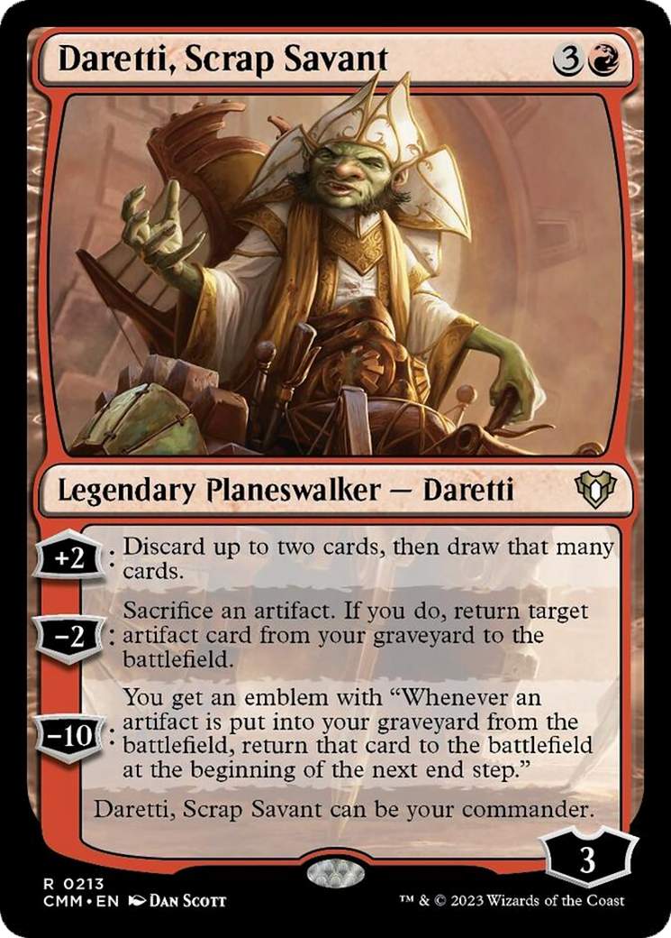 Daretti, Scrap Savant [Commander Masters] | Empire Gaming NC