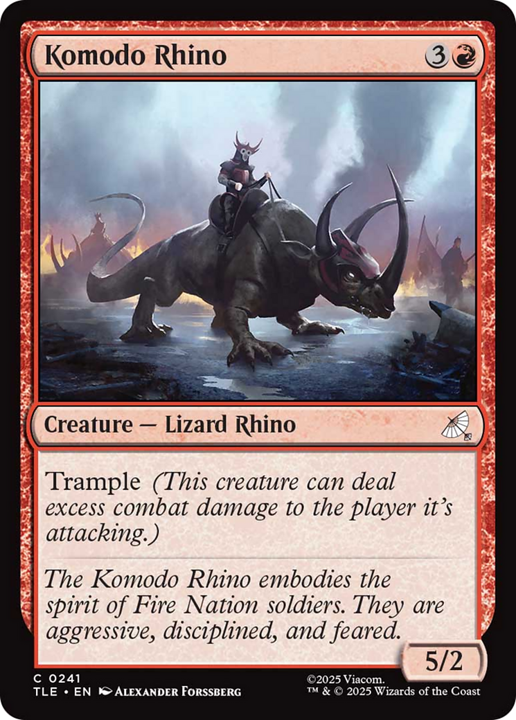 Komodo Rhino [Avatar: The Last Airbender: Eternal-Legal] | Empire Gaming NC