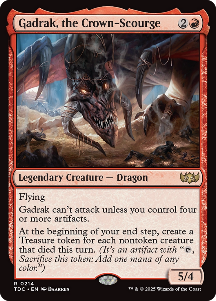 Gadrak, the Crown-Scourge [Tarkir: Dragonstorm Commander] | Empire Gaming NC